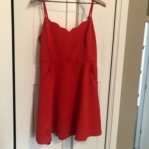 Bright mini summer dress